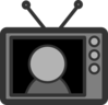 Person On Television Clip Art